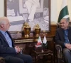interior minister mohsin naqvi holds talks with his iranian counterpart eskandar momeni in islamabad photo radiopak interior minister mohsin naqvi holds talks with his iranian counterpart eskandar momeni in islamabad photo radiopak