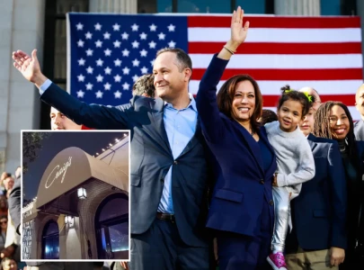 kamala harris spotted at craig s with husband after election loss to donald trump