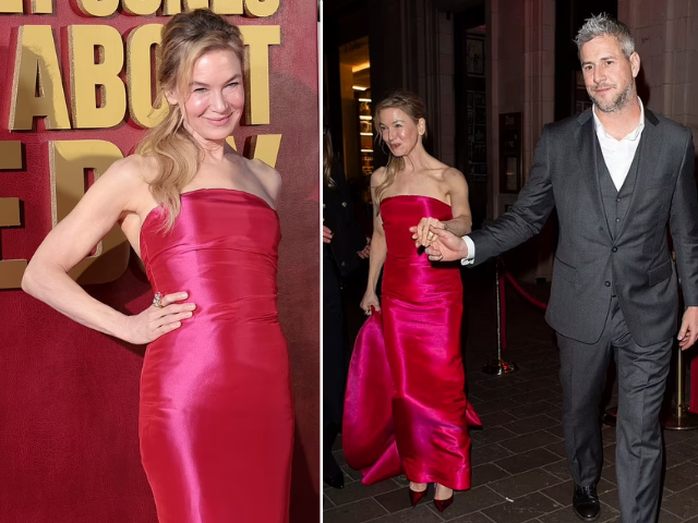 renee zellweger sparks engagement rumors with boyfriend ant anstead after bridget jones premiere