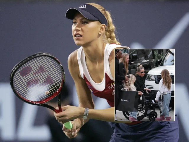 anna kournikova spotted wheelchair bound in first public sighting after two years anna kournikova spotted wheelchair bound in first public sighting after two years