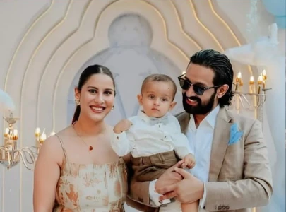 vikrant massey reveals son vardaan s face on his first birthday celebration