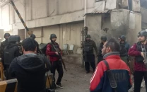 three martyred five injured in suicide attack on police compound in peshawar