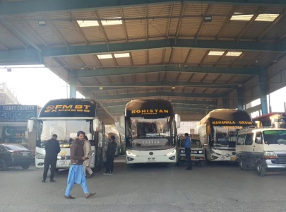 transport standstill in rawalpindi as unions rally against heavy fines