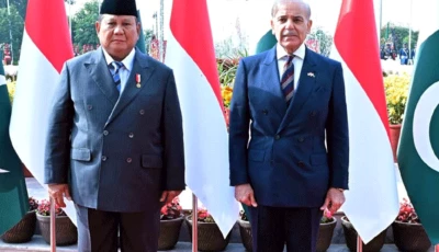president of indonesia prabowo subianto and prime minister shehbaz sharif photo radio pakistan