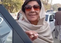 aleema khan arrives at the anti terrorism court in rawalpindi on december 11