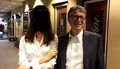 bill gates appears with a woman who s identity has been obscured in this image from the epstein estate released by house oversight committee democrats in washington dc us on december 18 2025 photo reuters