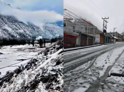 cold wave intensifies as snow blankets kp gilgit baltistan