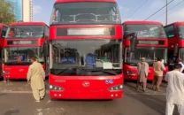 double decker buses return to karachi after decades trial service begins