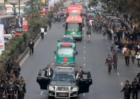 security forces escort a vehicle carrying the body of bangladesh s former prime minister khaleda zia in a convoy for her funeral in dhaka december 31 2025 photo reuters security forces escort a vehicle carrying the body of bangladesh s former prime minister khaleda zia in a convoy for her funeral in dhaka december 31 2025 photo reuters