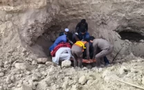 three killed in landslide in kohat district