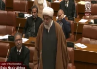 newly appointed senate opposition leader raja nasir abbas photo screengrab youtube senate of pakistan