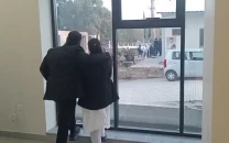 imaan mazari husband spend night at ihc bar office as police wait outside