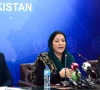minister of state for federal education wajiha qamar speaking at a press conference in islamabad photo express minister of state for federal education wajiha qamar speaking at a press conference in islamabad photo express