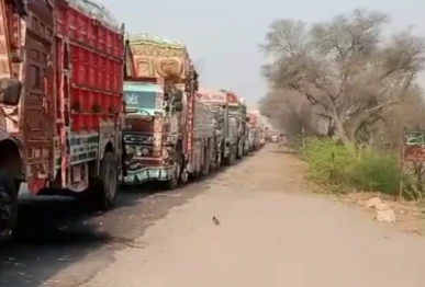 dera darya khan bridge connecting punjab with khyber pakhtunkhwa remains closed after a suicide attack at the nearby dajal check post on tuesday causing severe disruption to traffic and the transport of essential goods photo express