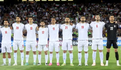 soccer football   world cup   asian qualifiers   group a   iran v north korea   azadi stadium tehran iran   june 10 2025 iran players line up before the match majid asgaripour wana west asia news agency photo reuters