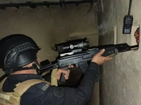 bannu police repell a militant attack on the fatah khel police check post early monday morning photo express