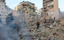 israeli strikes in central beirut kill six people lebanese authorities say