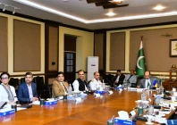 chairman of karachi port trust rear admiral retd shahid ahmed and general manager of the port of constanta administration of romania mihai teodorescu sign mou to enhance maritime connectivity photo x karachi port trust