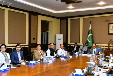 chairman of karachi port trust rear admiral retd shahid ahmed and general manager of the port of constanta administration of romania mihai teodorescu sign mou to enhance maritime connectivity photo x karachi port trust