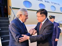 deputy prime minister and foreign minister ishaq dar arrives in beijing on a one day official visit and is received by ambassador yue xiaoyong photo mofa