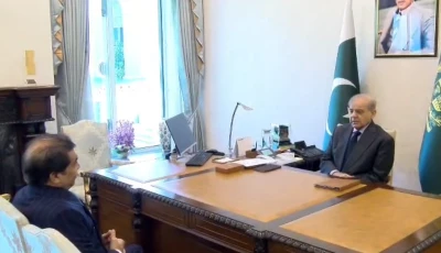 prime minister shehbaz sharif holds meeting with railways minister hanif abbasi in islamabad photo pmo