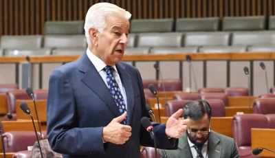 defence minister khawaja asif speaking at the national assembly photo facebook national assembly of pakistan
