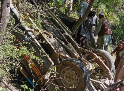 three killed as passenger vehicle falls into ravine in lower dir three killed as passenger vehicle falls into ravine in lower dir