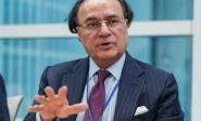 pakistan finance minister muhammad aurangzeb speaks during an interview at the international monetary fund and world bank group s annual spring meetings in washington dc us april 13 2026 photo reuters