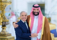 prime minister shehbaz sharif meets with saudi crown prince mohammed bin salman in jeddah photo pmo x