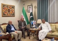 interior minister mohsin naqvi meets with the iranian ambassador dr reza amiri moghaddam screengrab