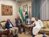 interior minister mohsin naqvi meets with the iranian ambassador dr reza amiri moghaddam screengrab