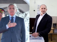 prime minister shehbaz sharif l bulgarian president rumen radev r