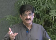 sindh chief minister murad ali shah distributed compensation cheques to victims of the gul plaza incident at a ceremony held at the chief minister s house in karachi screengrab