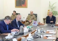 prime minister shehbaz sharif on tuesday met with a high level european union trade and business delegation in islamabad photo pmo