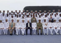 pakistan commissioned its first hangor class submarine pns m hangor in a ceremony held in sanya china photo ispr