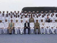 pakistan commissioned its first hangor class submarine pns m hangor in a ceremony held in sanya china photo ispr