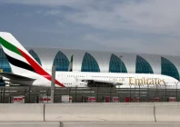 an emirates airplane at dubai international airport amid the u s  israeli conflict with iran in dubai united arab emirates march 7 2026 photo reuters