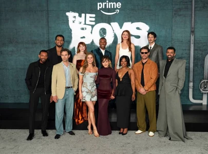 the boys cast reunites before explosive finale as vought rising first look revealed