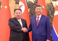 chinese president xi jinping and democratic people s republic of korea dprk leader kim jong un shake hands at the great hall of the people in beijing china september 4 2025 photo reuters
