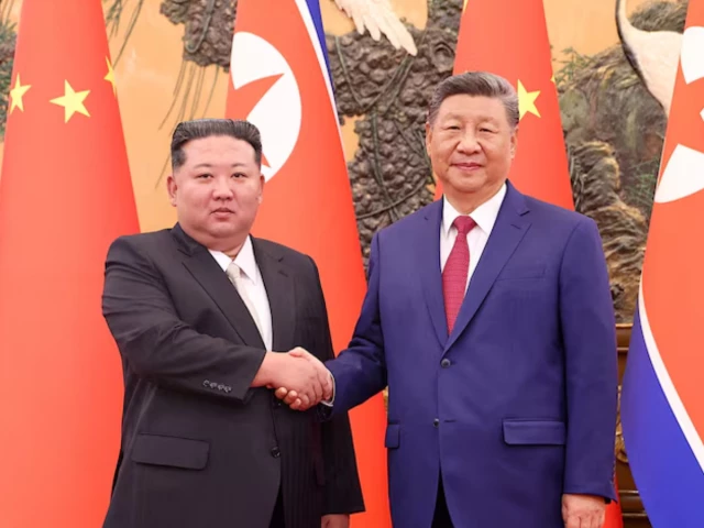 With China's Xi in North Korea, Kim to project confidence, defiance