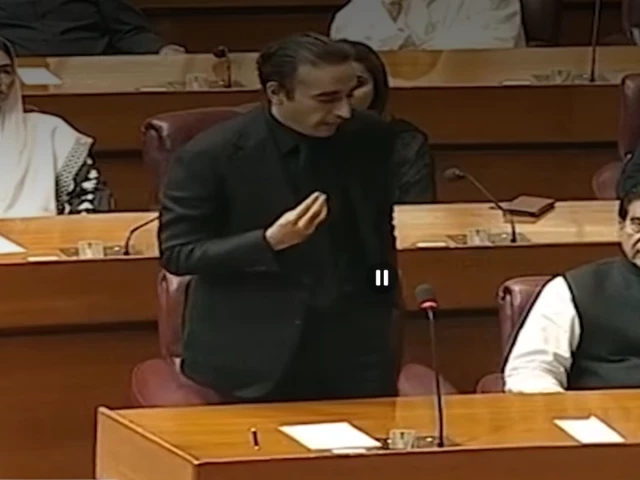 ppp chairman bilawal bhutto zardari addressing the national assembly screengrab ppp chairman bilawal bhutto zardari addressing the national assembly screengrab