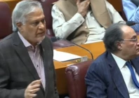 deputy prime minister and foreign minister ishaq dar addressing the national assembly screengrab deputy prime minister and foreign minister ishaq dar addressing the national assembly screengrab