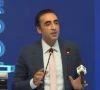 pakistan peoples party ppp chairman bilawal bhutto zardari addressing an international seminar titled the indus waters treaty a key instrument for peace and regional stability held at the jinnah convention centre in islamabad screengrab