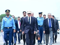 prime minister shehbaz sharif leaves islamabad on friday for a one day visit to iran where he is due to attend the funeral of iran s late supreme leader ayatollah seyyed ali khamenei photo pmo