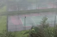 rain and strong wind brought by super typhoon bavi in apotgan guam july 6 2026 in this still image obtained from social media video photo reuters