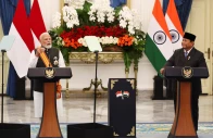 indian prime minister narendra modi speaks during a joint press conference with indonesian president prabowo subianto following their meeting at the merdeka palace in jakarta indonesia july 7 2026 photo reuters