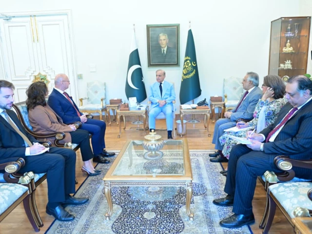 croatian minister for foreign and european affairs grli radman calls on prime minister shehbaz sharif in islamabad photo pmo croatian minister for foreign and european affairs grli radman calls on prime minister shehbaz sharif in islamabad photo pmo
