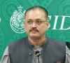 senior sindh minister sharjeel memon speaking at a press conference in karachi screengrab