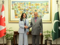 deputy prime minister and foreign minister ishaq dar and canadian foreign minister anita anand in islamabad for high level talks photo x deputy prime minister and foreign minister ishaq dar and canadian foreign minister anita anand in islamabad for high level talks photo x