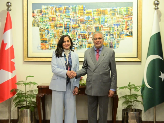Dar and Canadian FM Anita Anand hold high-level talks in Islamabad Dar and Canadian FM Anita Anand hold high-level talks in Islamabad